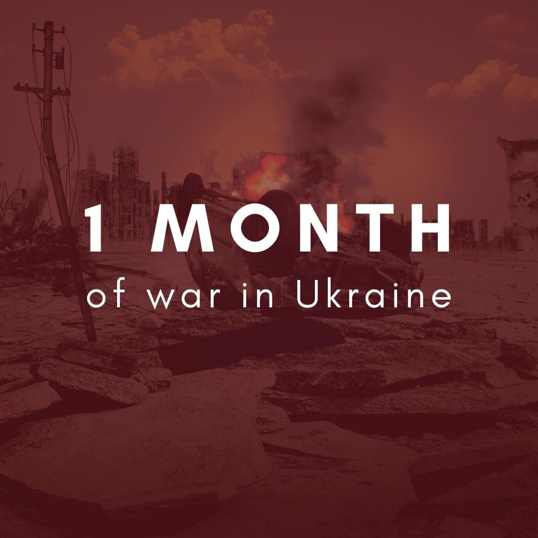 One month of War in Ukraine