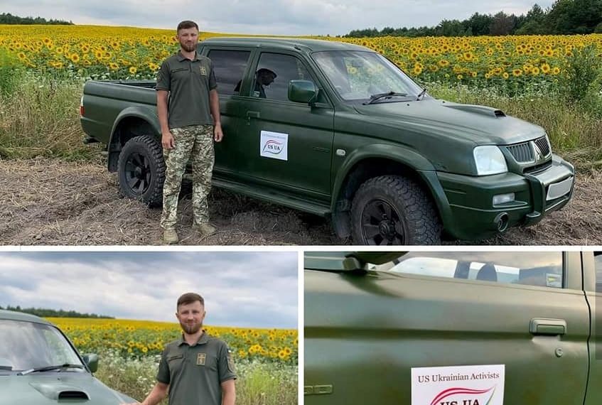 USUA Funds Vehicle for Ukrainian Defenders