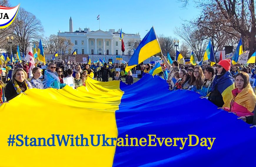 USUA Daily Rally! #StandWithUkraineEveryDay by the White House, Washingon, D.C.