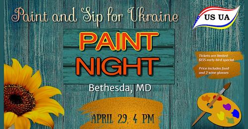 Paint Night to support 111th Territorial Defense Brigade